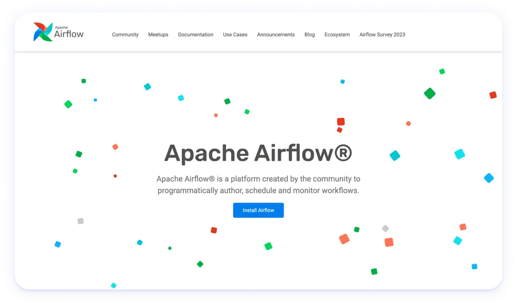 Orchestrate complex data workflows with powerful scheduling and monitoring. screenshot
