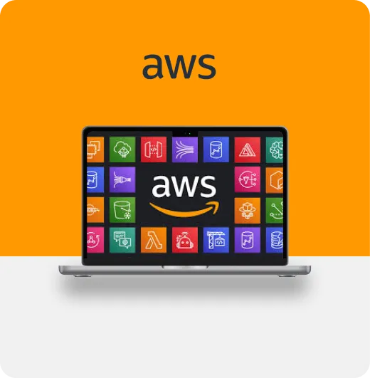 Explore **AWS** through detailed feature insights, real-world case studies, and interactive experiences. <br> Clear call-to-action buttons and a structured layout help teams move faster and build with confidence. screenshot