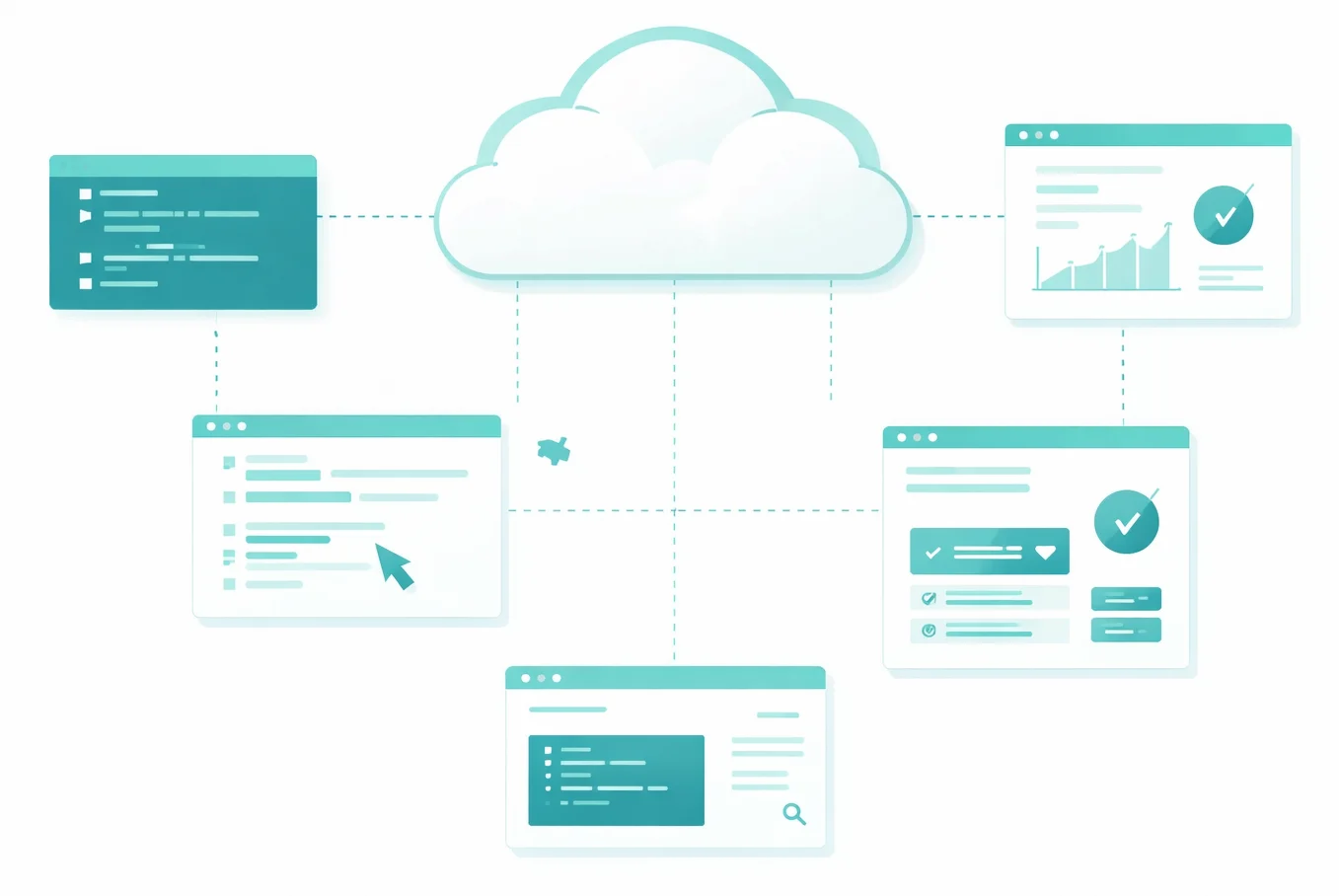 No Setup, No Maintenance illustration